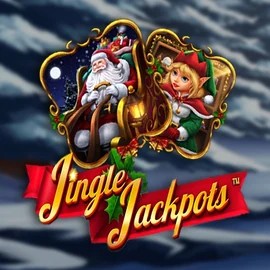 Jingle Jackpots online game logo by Dragon Gaming on betistaa.at