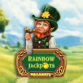 Rainbow Jackpots Megaways logo by Red Tiger Gaming at Betista Casino